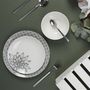 Voir la diapositive 5 : Paris Prix Lot de 6 Assiettes Plates  Cottage  25cm Gris