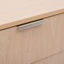 Voir la diapositive 6 : FIVE Meuble bas 1 porte et 1 tiroir effet bois clair LIORA - Beige