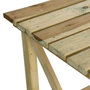 Voir la diapositive 5 : VIDAXL Table de jardin 160x79x75 cm Bois