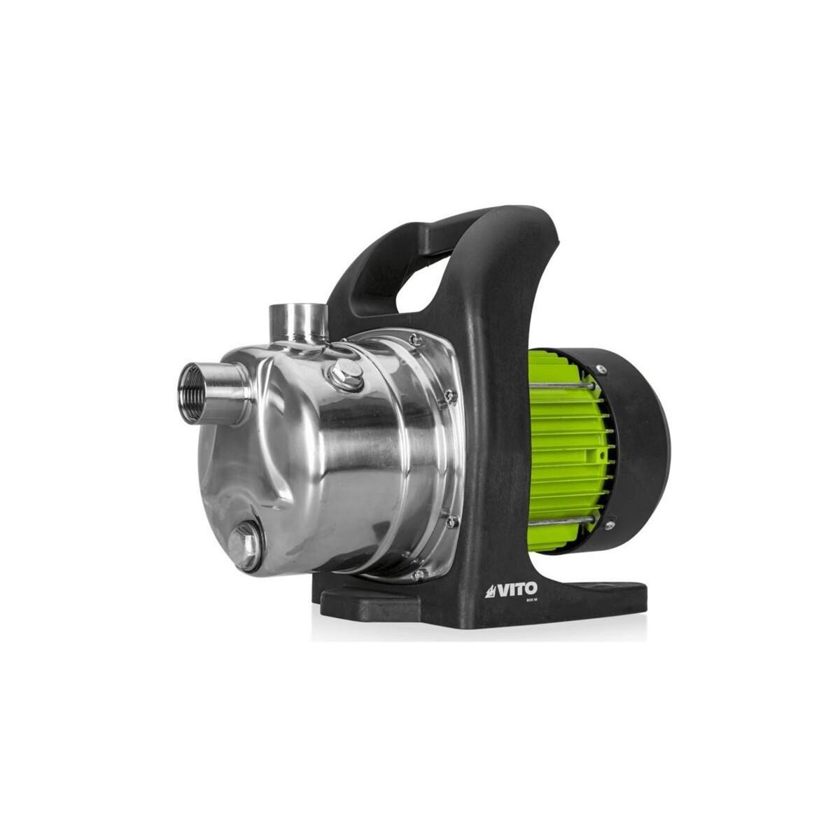 VITO Motopompe à évacuation eau 800W Pompe d'arrosage jardin 3000 L/h Pompe transfert eau claire Particules 1mm max VITO