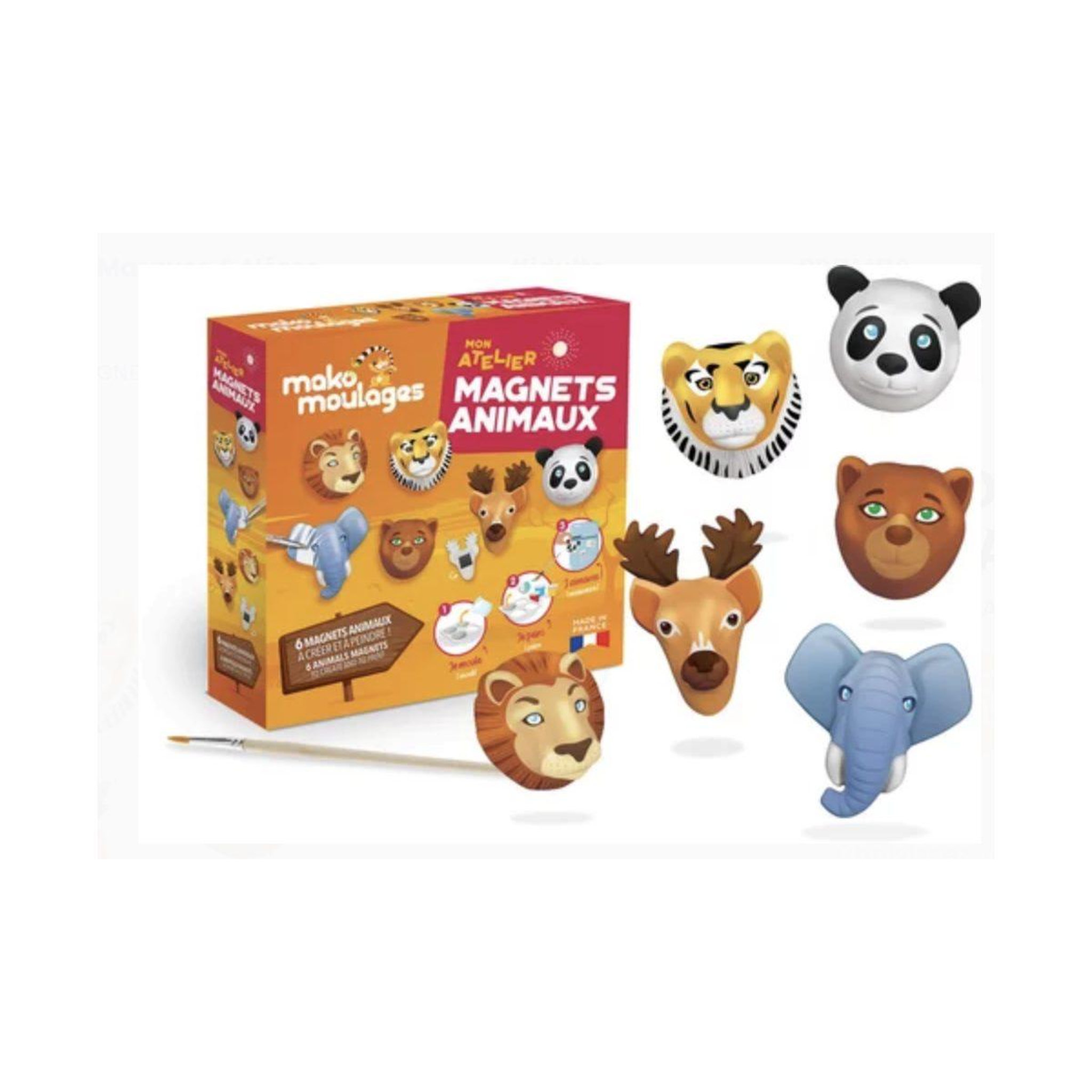 Voir la diapositive 2 : Mako Creations Mon atelier magnets animaux - mako moulages