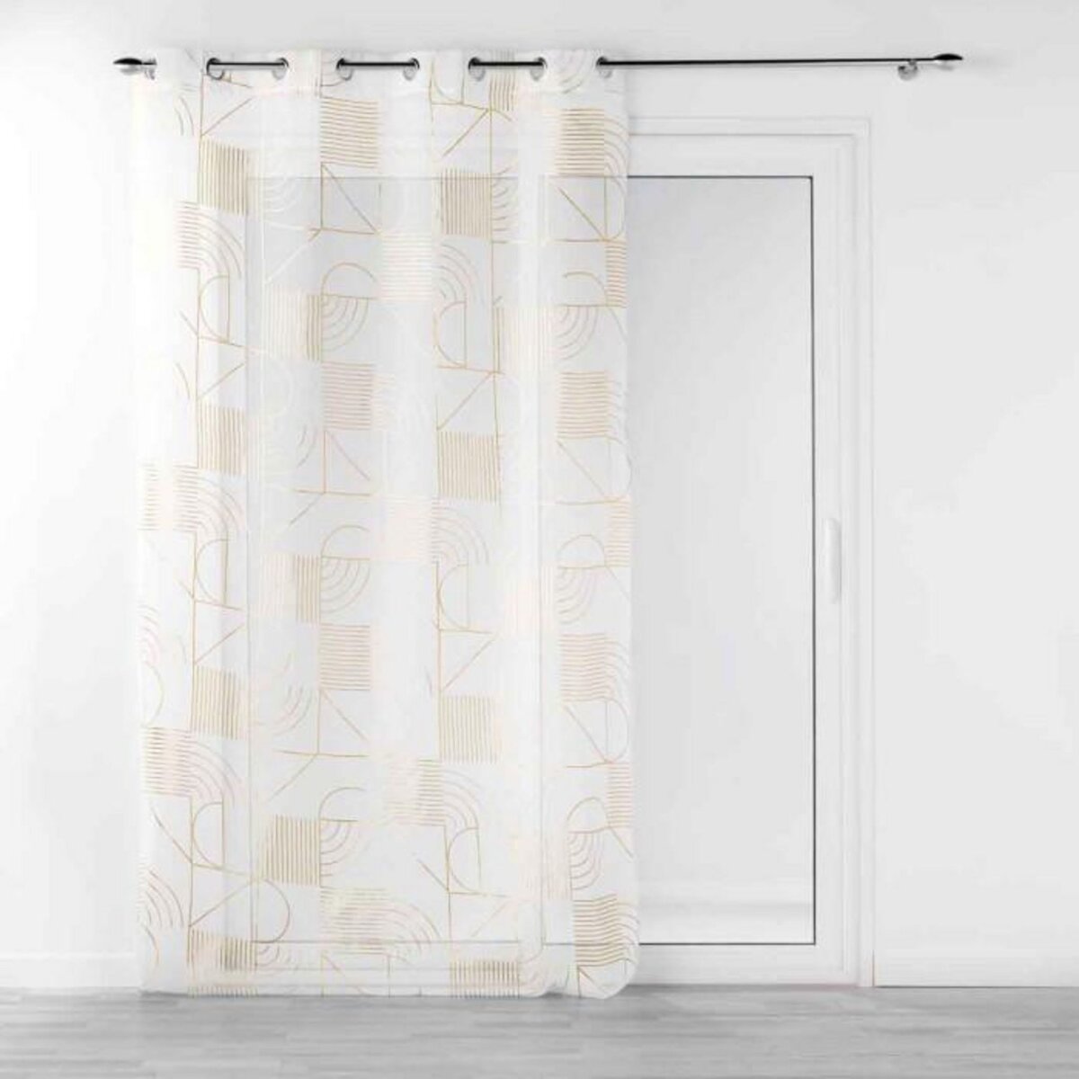 Paris Prix Rideau Voilage à Œillets  Lineor  140x240cm Blanc