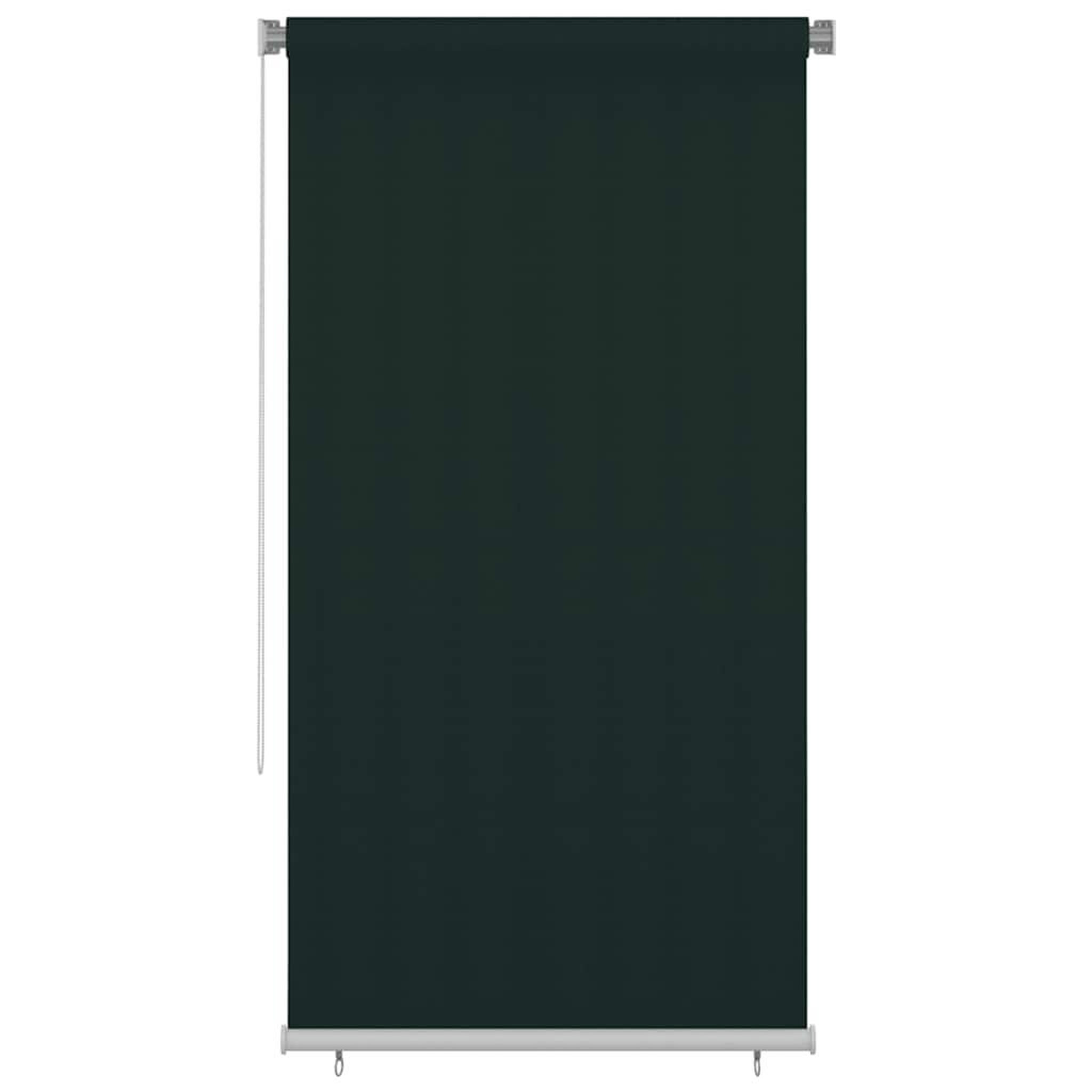 VIDAXL Store roulant d'exterieur 125 (l) x 230 (h) cm vert fonce hdpe