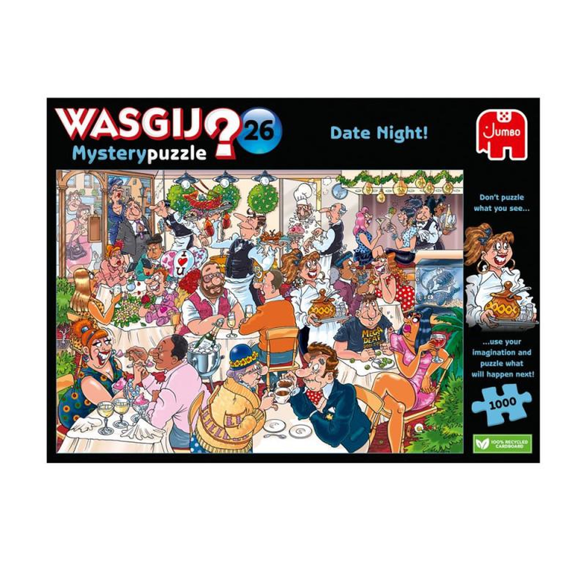 Jumbo Puzzle 1000 pièces Jumbo Wasgij Date Night