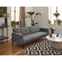Voir la diapositive 5 : BEST MOBILIER Babylone - canapé convertible clic-clac - 2 places - en tissu