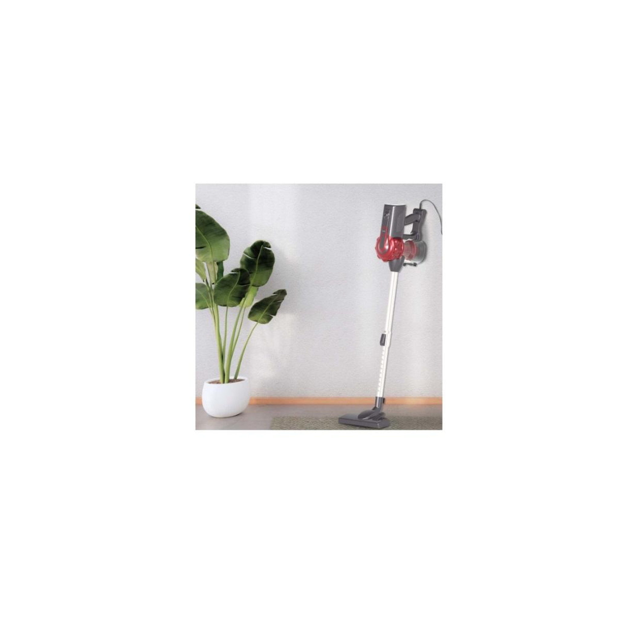 Voir la diapositive 3 : LIVOO Aspirateur balai 2en1 600w gris - doh142