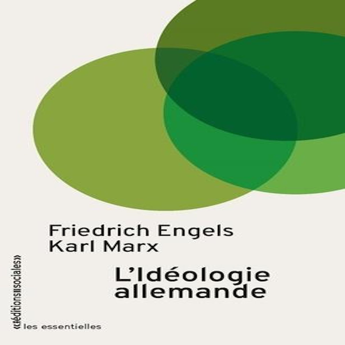 L'IDEOLOGIE ALLEMANDE, Marx Karl