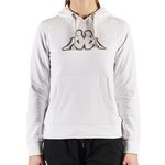 KAPPA Sweat à Capuche  Femme Kappa Belle Slim. Coloris disponibles : Blanc