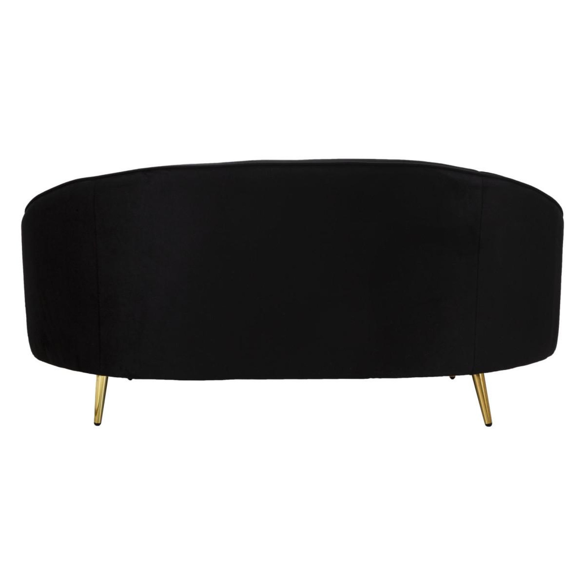 Voir la diapositive 6 : Paris Prix Canapé 2 places en tissu  oslo  148cm noir