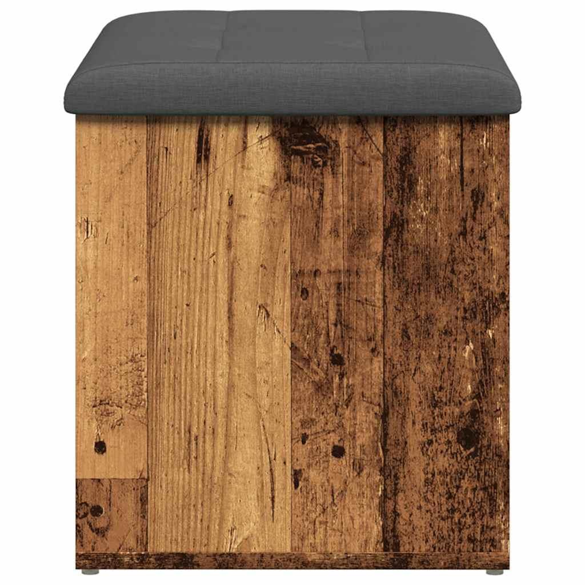 Voir la diapositive 4 : VIDAXL Banc de rangement vieux bois 62x42x45 cm bois d'ingenierie