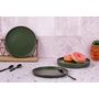 Voir la diapositive 2 : BJORN Assiette SCANDI Ø21,5cm - 4 pièces - Olive