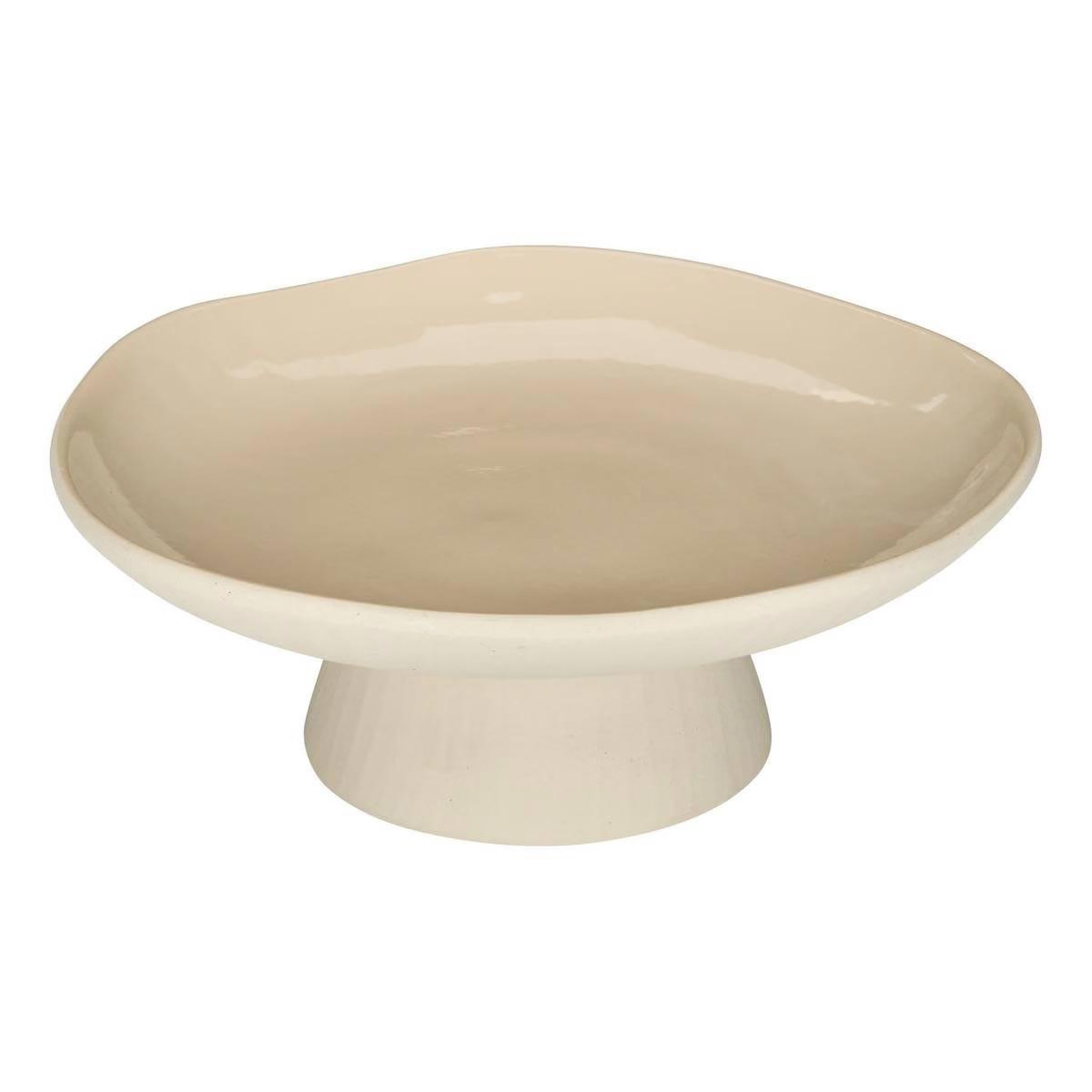 ATMOSPHERA Coupe déco en céramique  aria  28cm beige