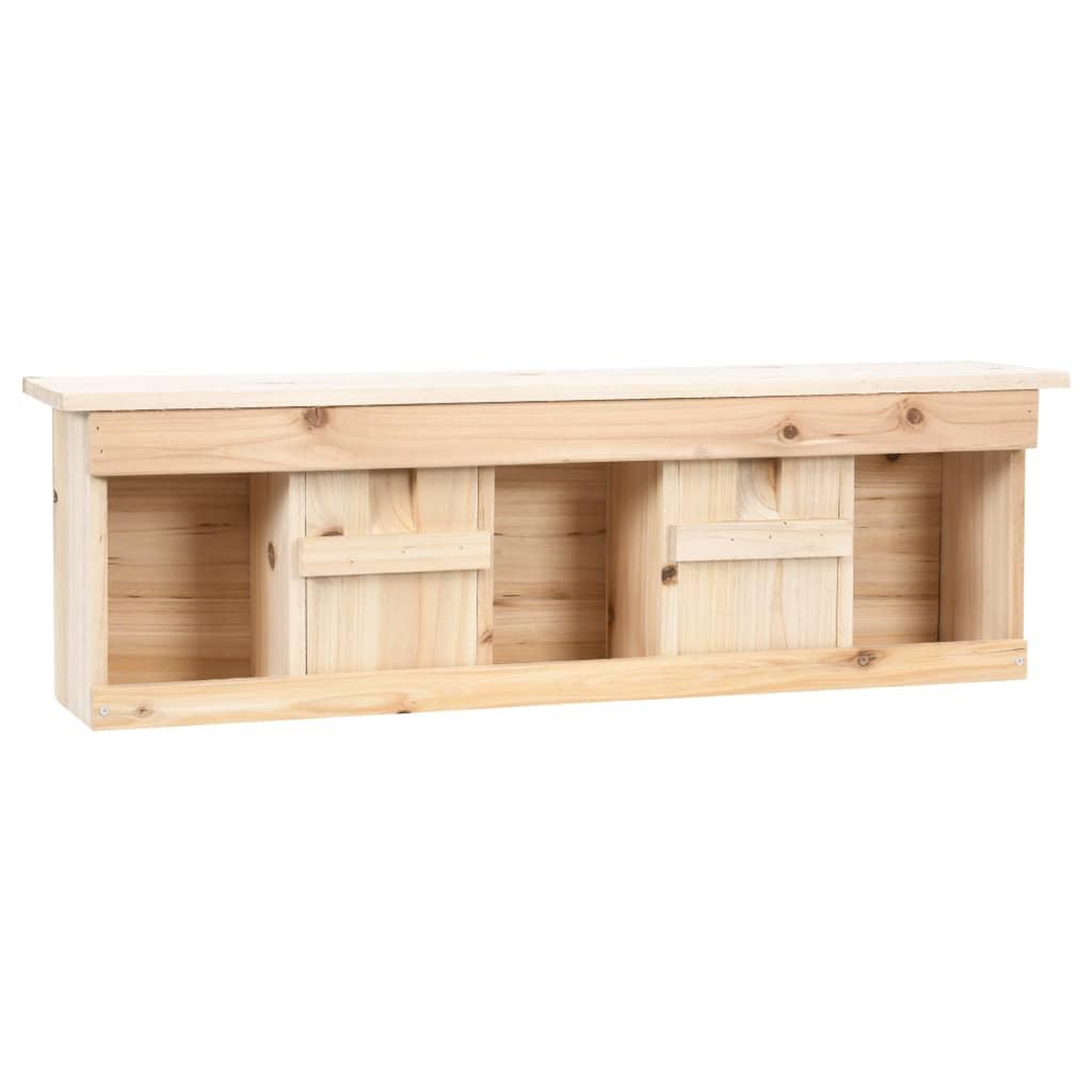Voir la diapositive 2 : VIDAXL Maison pour moineau avec 5 chambres 68x15x21 cm Bois de sapin