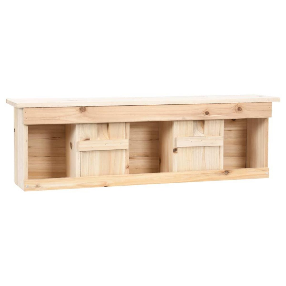 VIDAXL Maison pour moineau avec 5 chambres 68x15x21 cm Bois de sapin