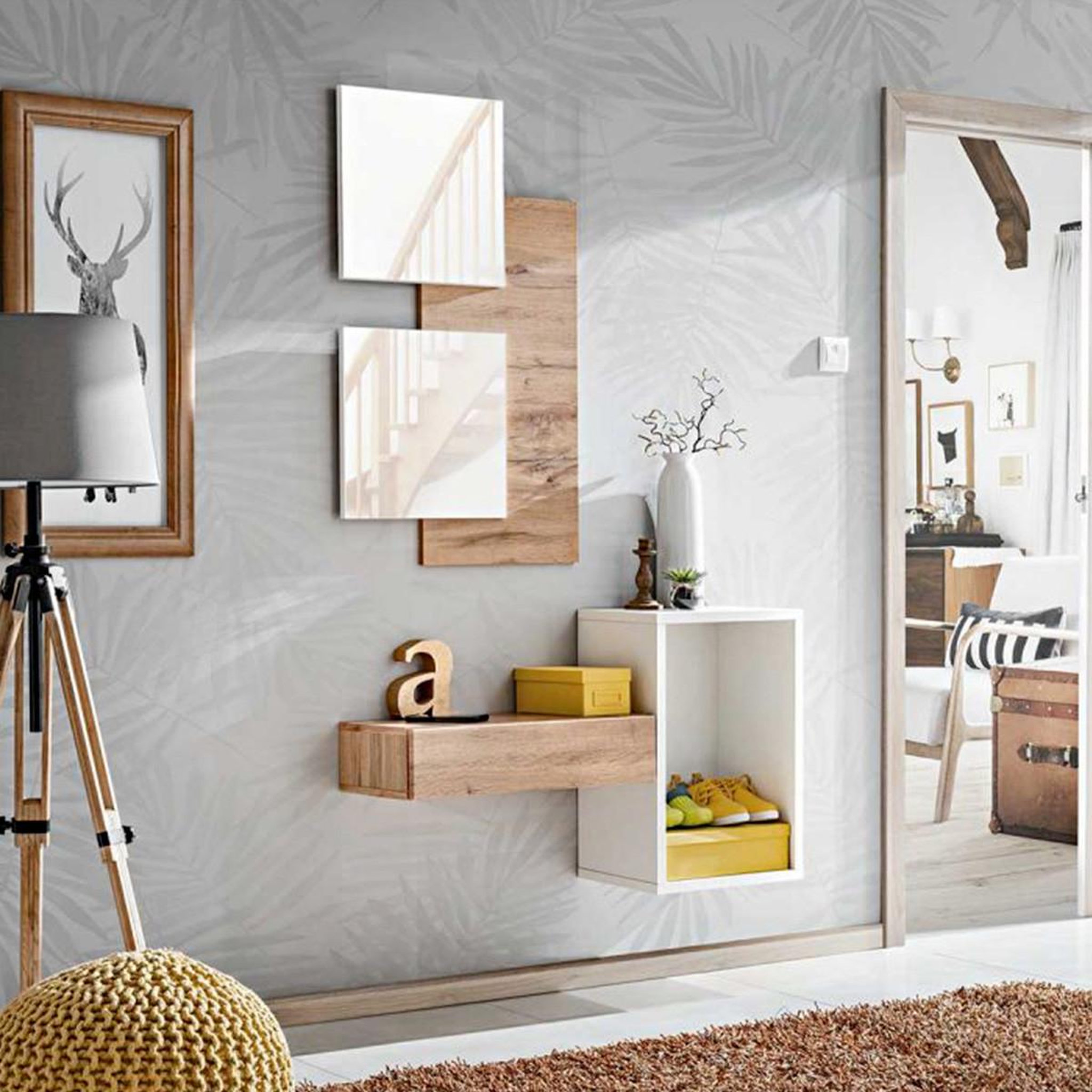 Paris Prix Ensemble dressing design  easy i  170cm naturel