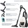 Voir la diapositive 3 : ELECTROLUX Aspirateur avec sac Pure D8 Allergy PD82-ALRG