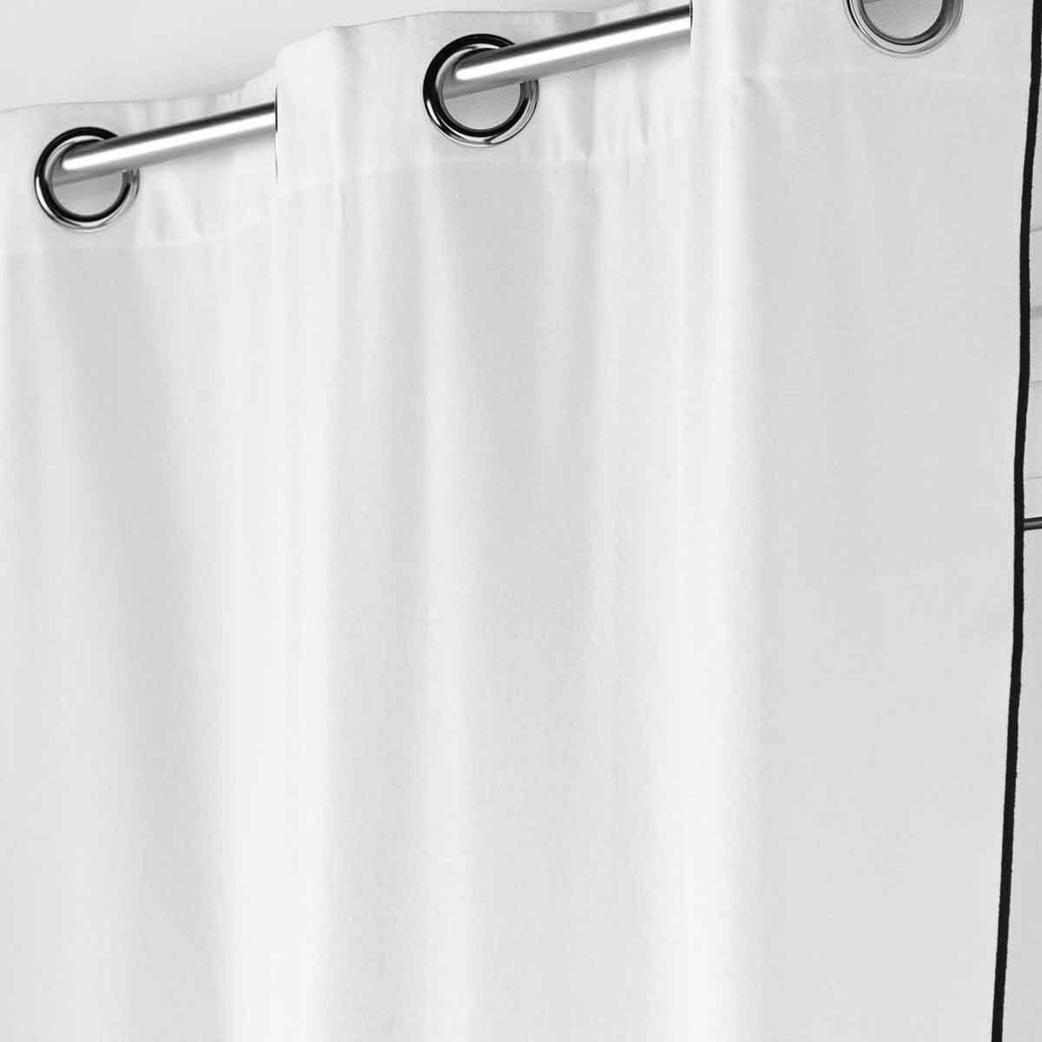 Voir la diapositive 2 : Douceur d'Intérieur Rideau à œillets  mistraline  140x240cm blanc