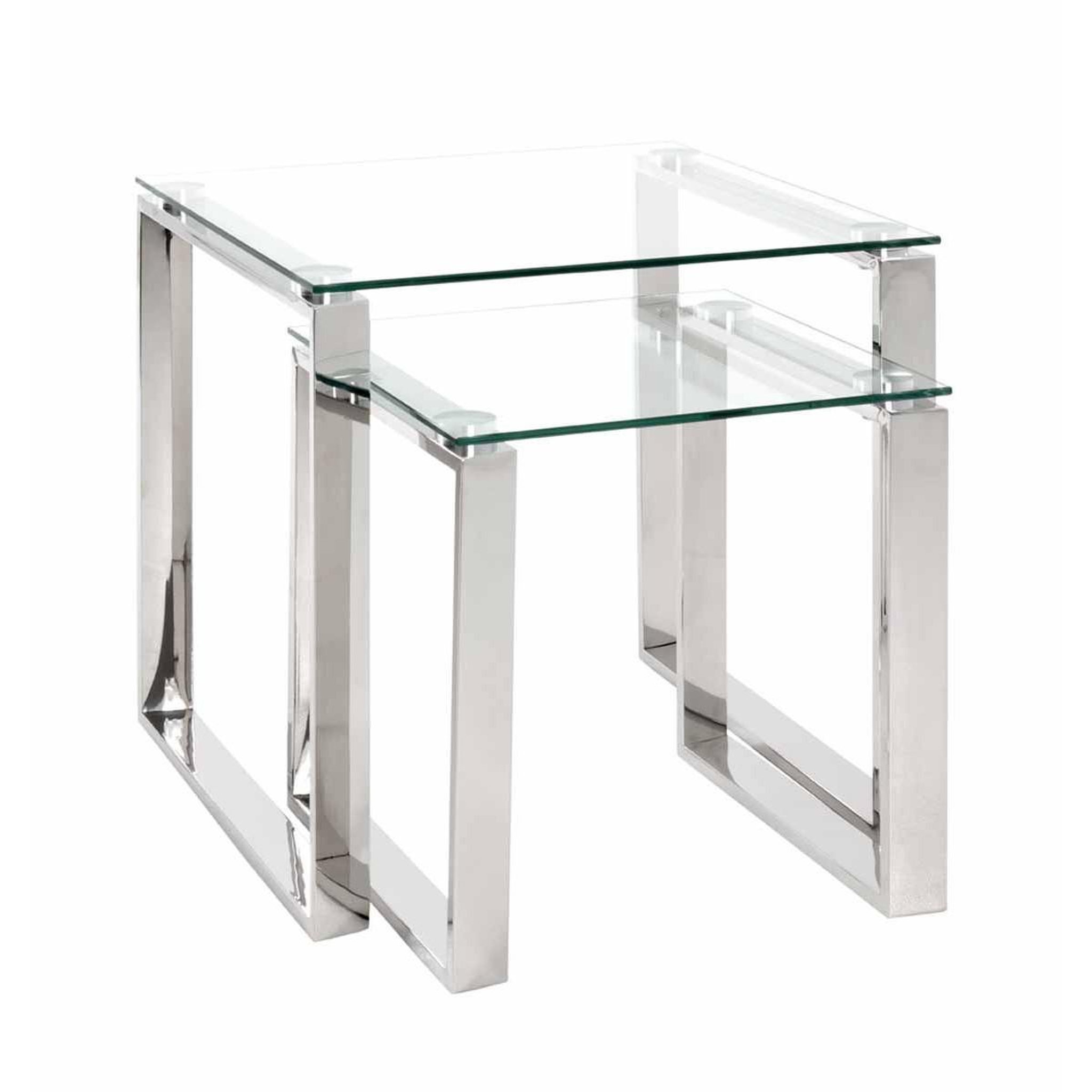 Voir la diapositive 2 : Paris Prix Table d'appoint design  hytin  45cm argent