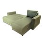 Voir la diapositive 3 : BEST MOBILIER Pilea - canapé d'angle réversible 4 places - convertible avec coffre - en tissu