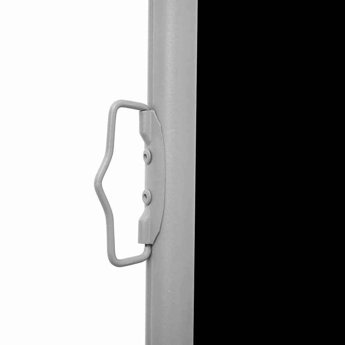 VIDAXL Auvent lateral retractable Noir 160 x 600 cm