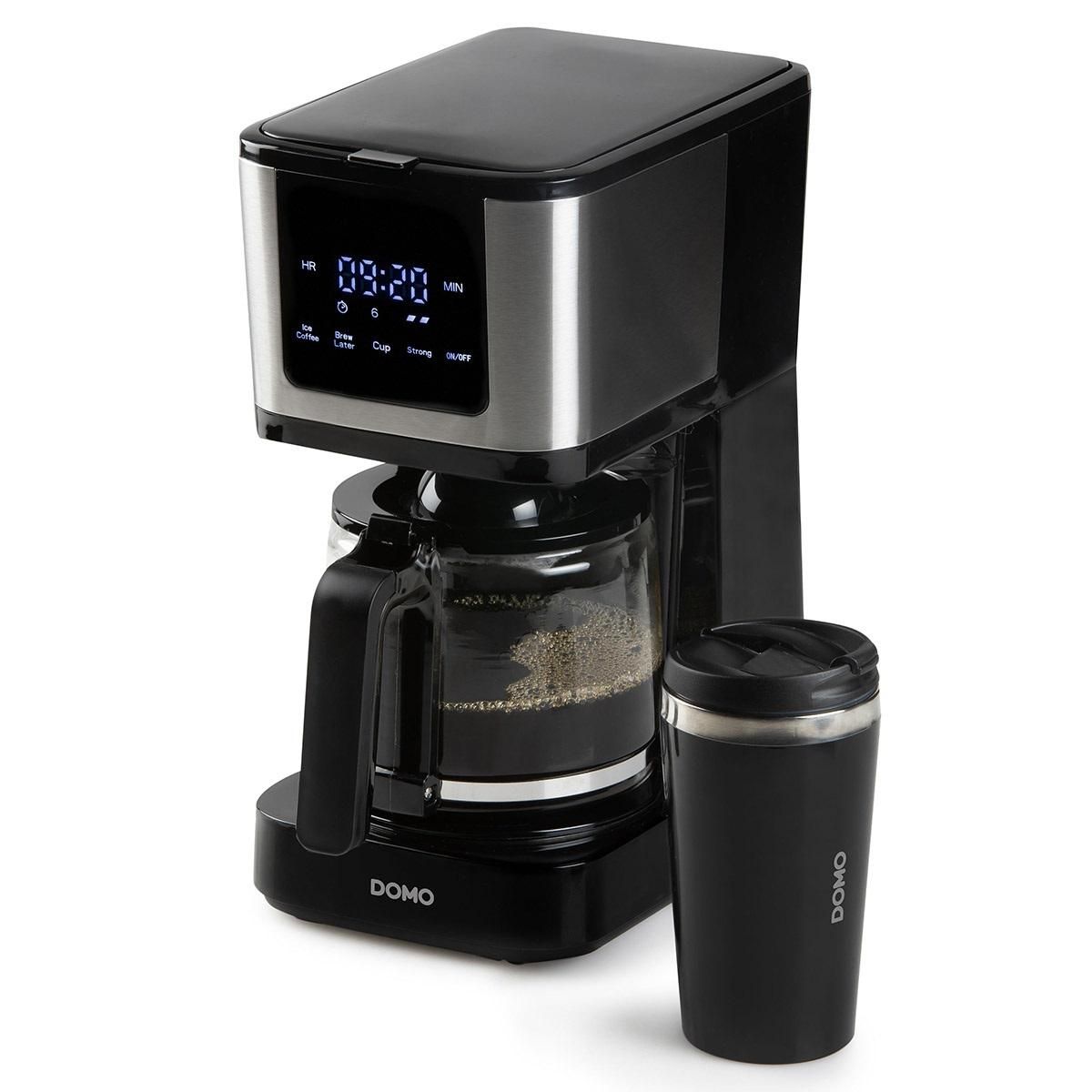 Domo Cafetière filtre programmable 10 tasses 900w noir - DO733K