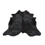 Voir la diapositive 1 : Paris Prix Tapis Déco  Peau de Vache  195x230cm Noir