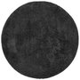 Voir la diapositive 2 : VIDAXL Tapis shaggy PAMPLONA poils longs moderne anthracite Ø 120 cm