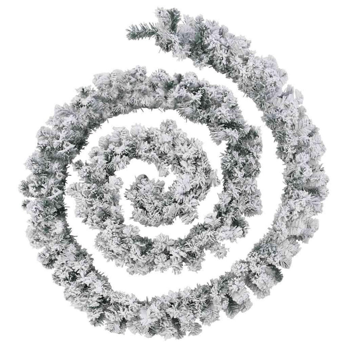 VIDAXL Guirlande de Noël avec lumieres LED vert 5 m PVC