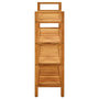 Voir la diapositive 3 : VIDAXL Etagere a chaussures a 4 niveaux 100x27x80 cm Chene massif
