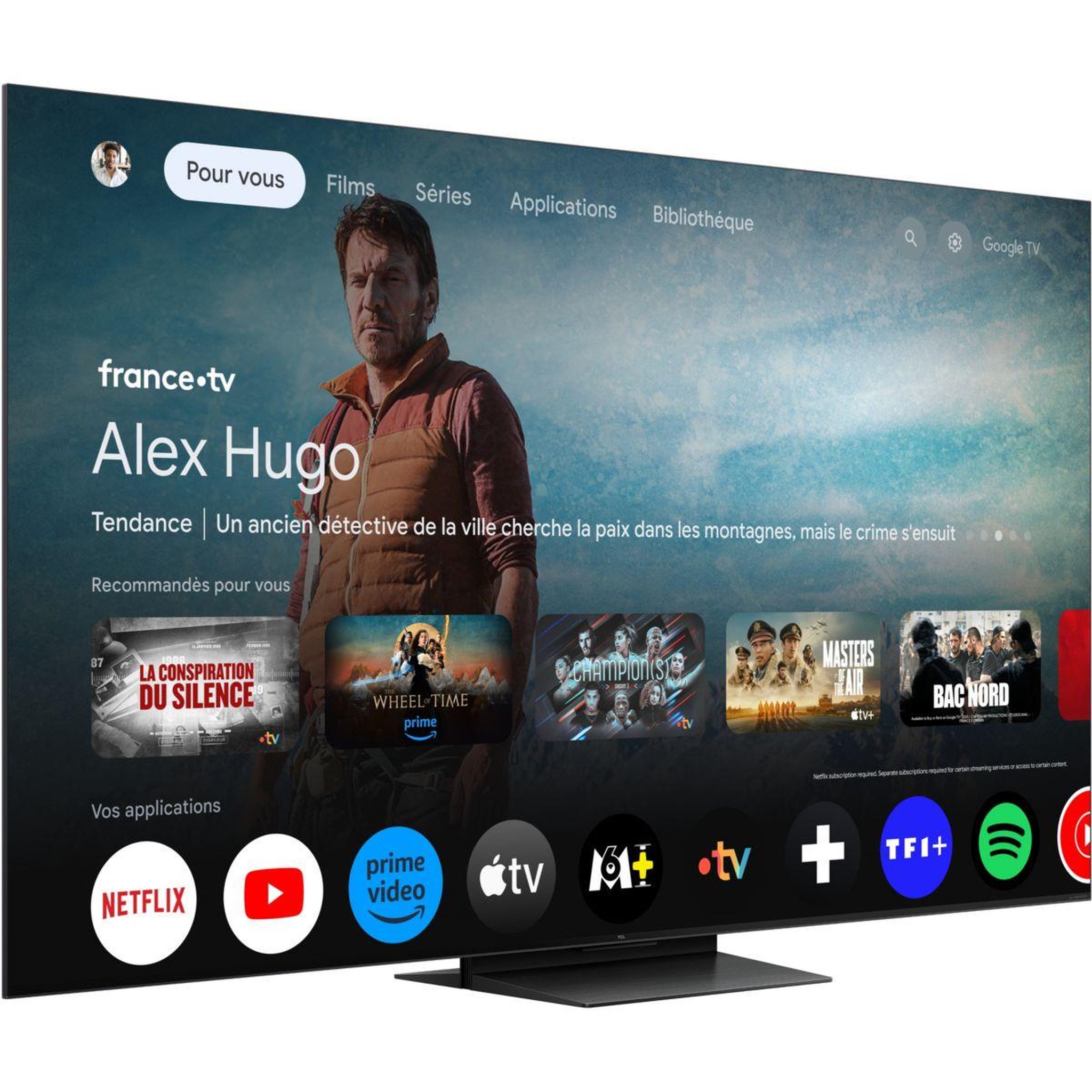 Voir la diapositive 4 : TCL Tv mini led 55c89k (2025) 55  (139 cm)