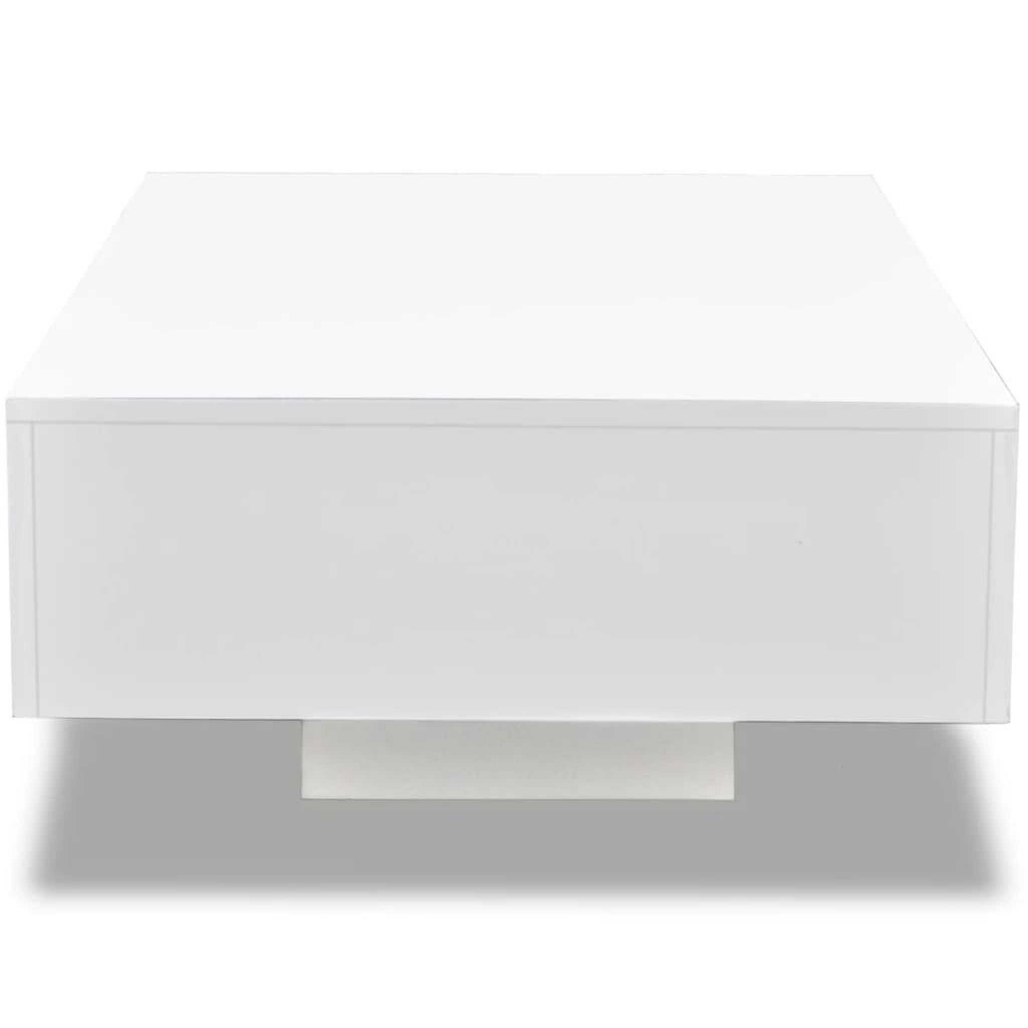 Voir la diapositive 3 : VIDAXL Table basse blanc brillant