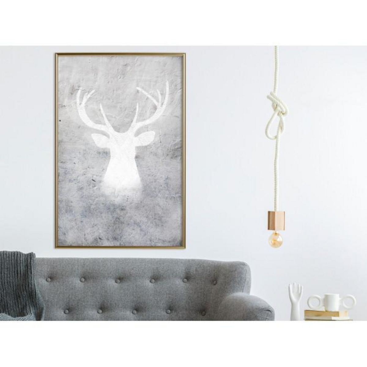 Paris Prix Affiche Murale Encadrée  White Shadow