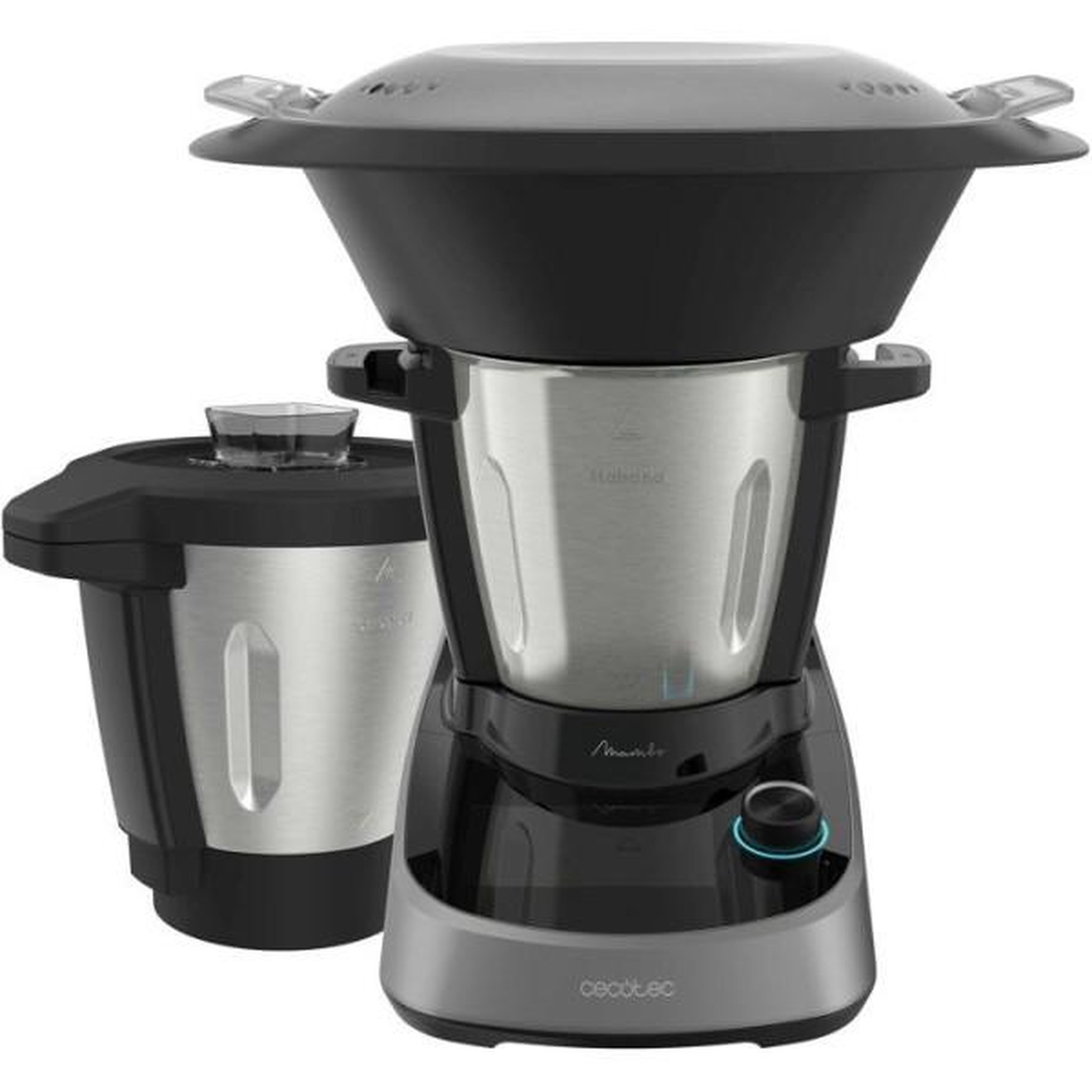 Voir la diapositive 3 : CECOTEC Robot  de cuisine - CECOTEC - Mambo Touch avec bol Habana - 1600 W - 3,3 L - 37 fonctions - Gris