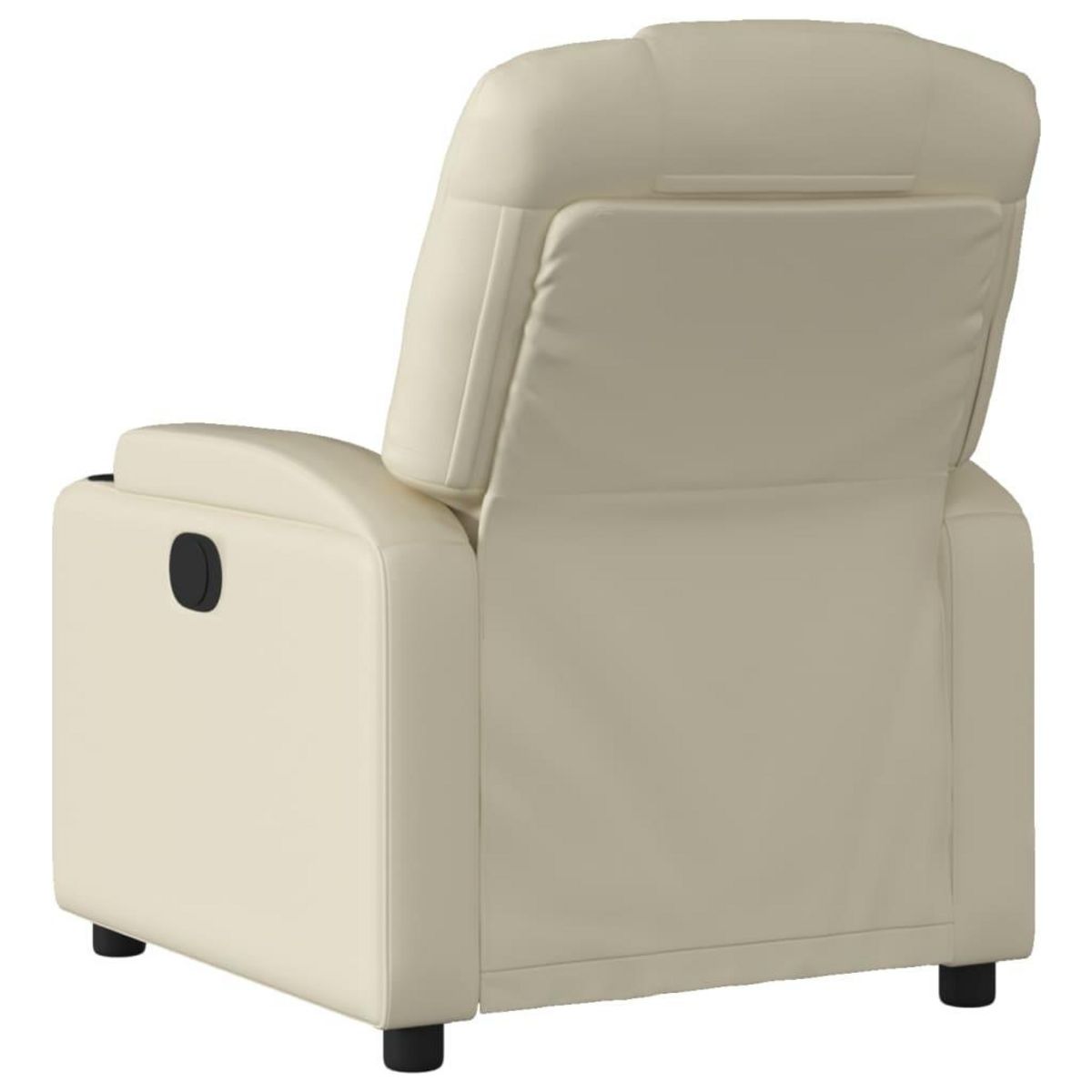 VIDAXL Fauteuil inclinable electrique Creme Similicuir