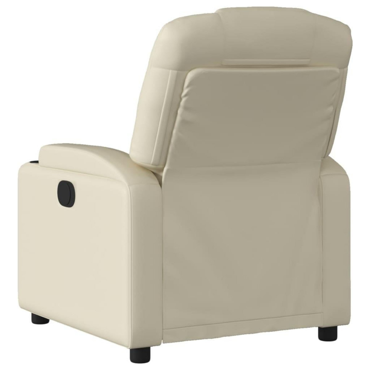 VIDAXL Fauteuil inclinable electrique Creme Similicuir