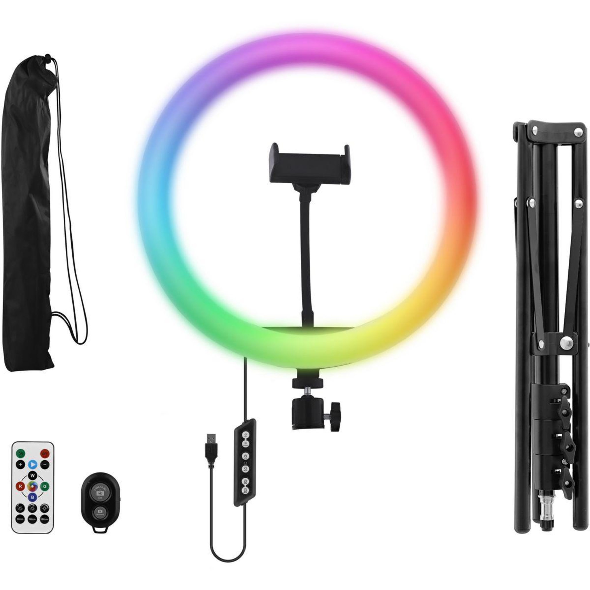 Voir la diapositive 2 : TNB Lampe LED Influence Anneau led 12''