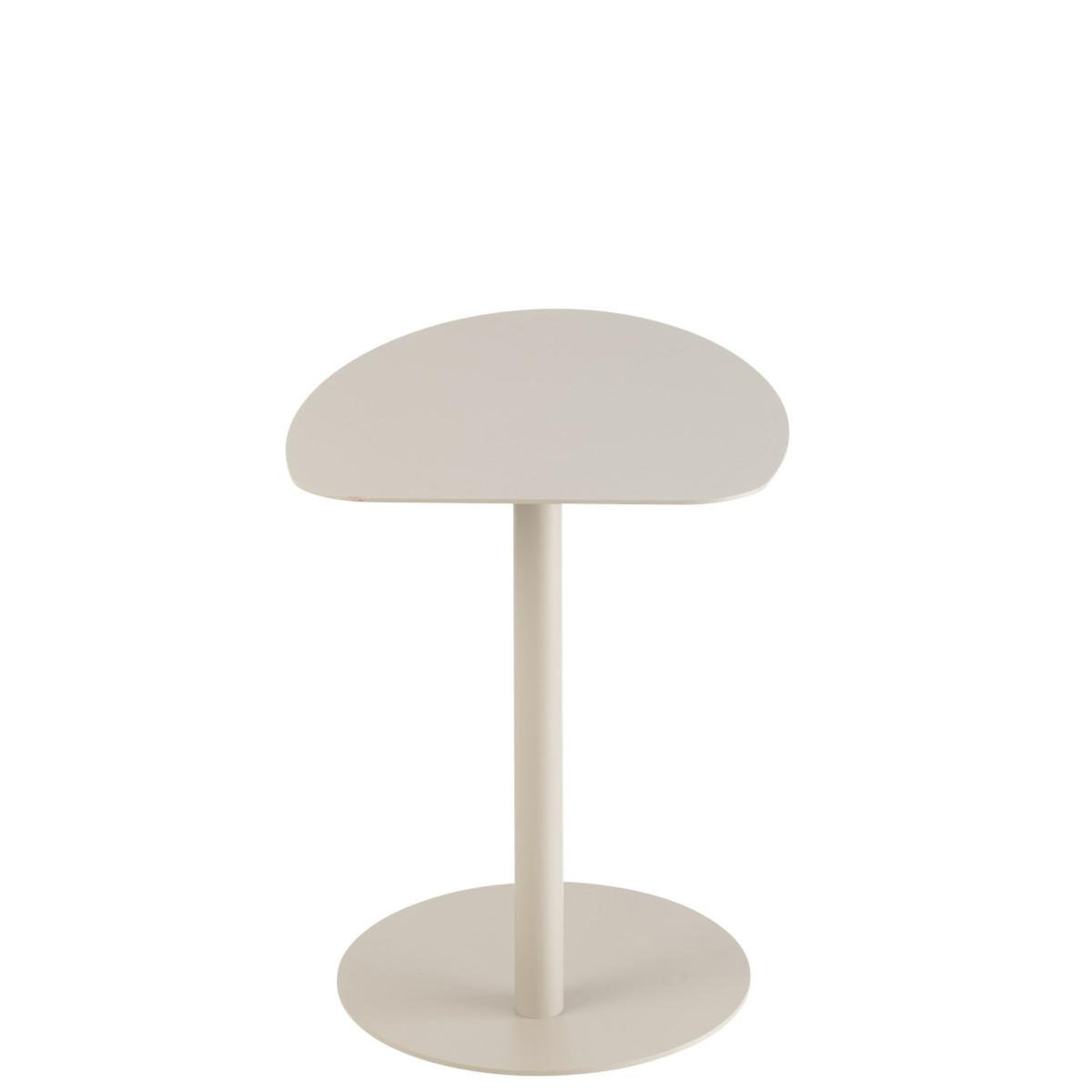 Paris Prix Table d'Appoint en Métal  Ice  55cm Gris