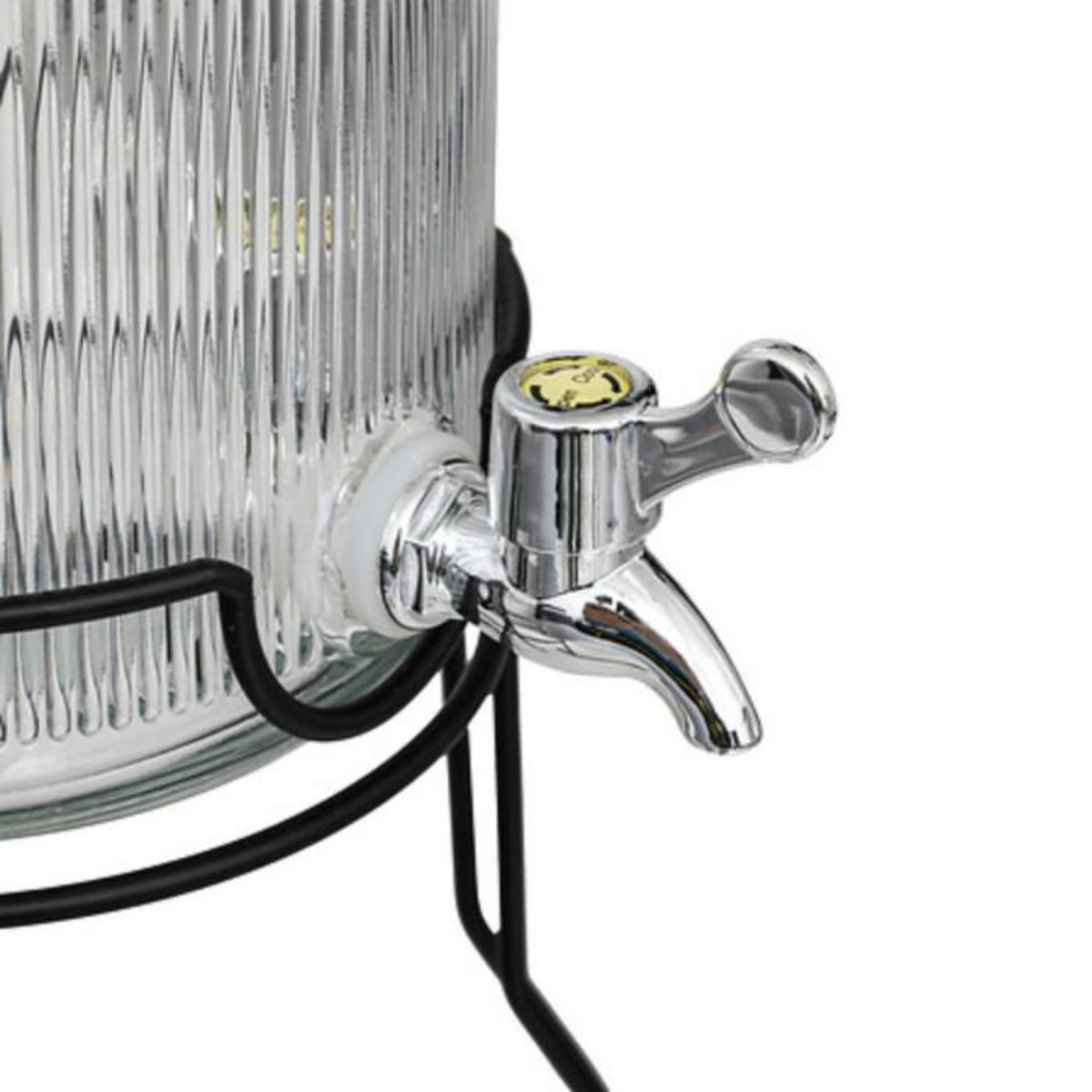 SECRET DE GOURMET Distributeur de Boisson & 4 Chopes  Verre  4L Transparent