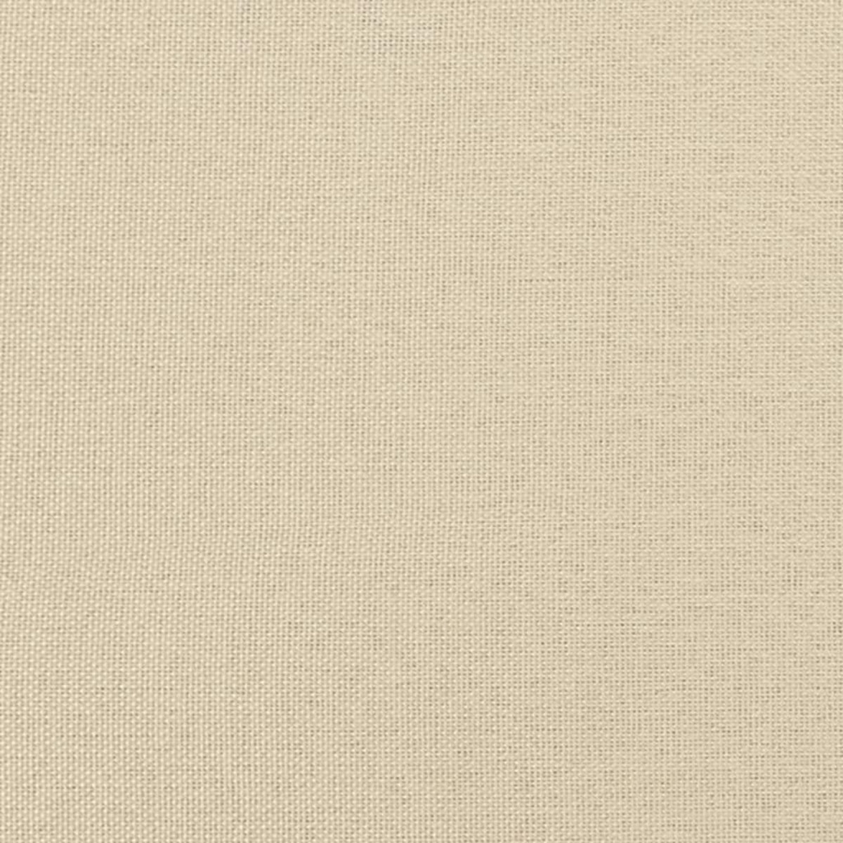 VIDAXL Ensemble de canapes 2 pcs avec coussins Creme Tissu