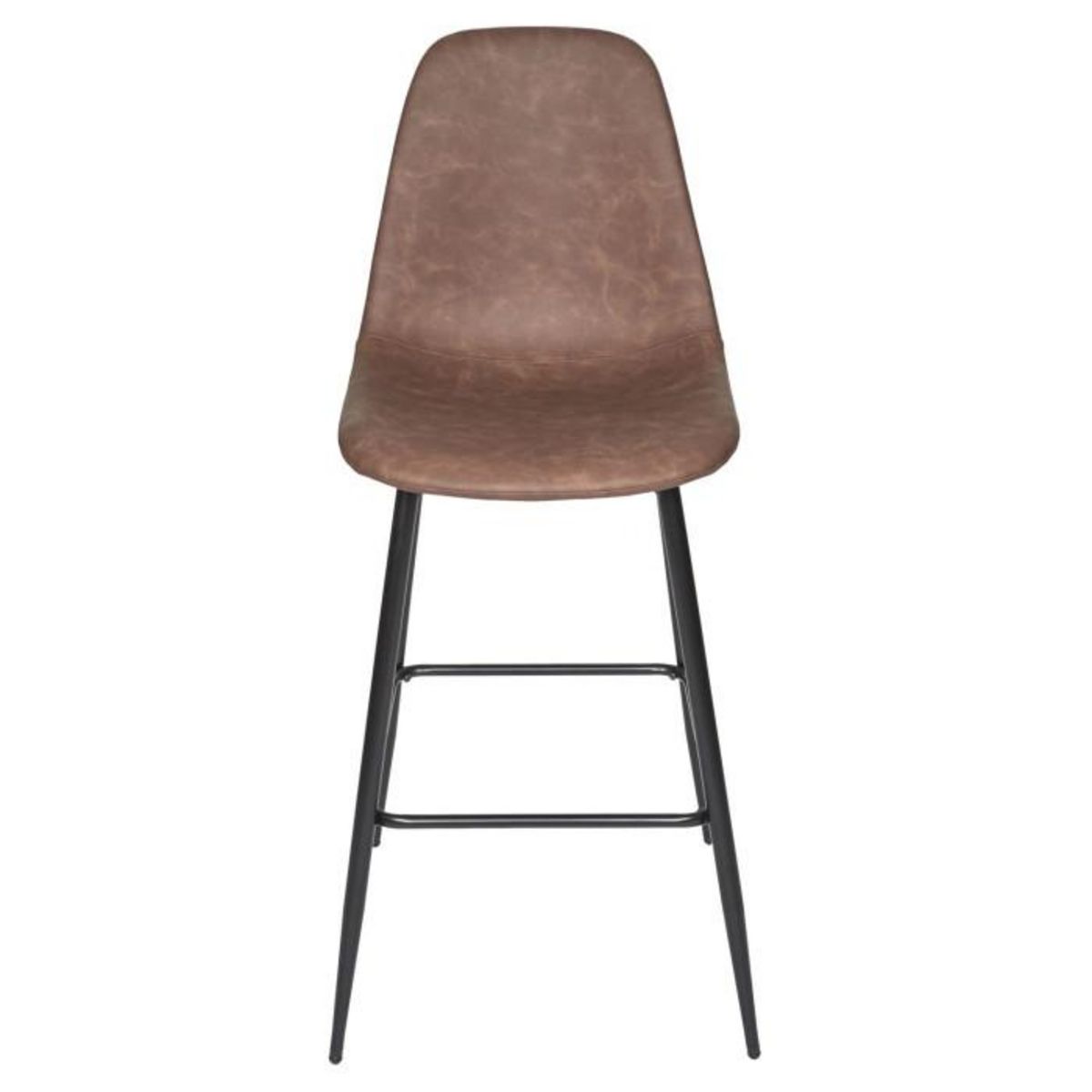 Paris Prix Lot de 2 Chaises de Bar  Amber  106cm Marron