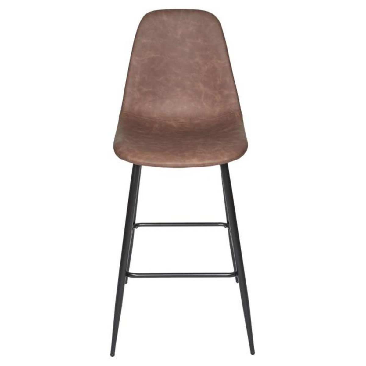 Paris Prix Lot de 2 Chaises de Bar  Amber  106cm Marron