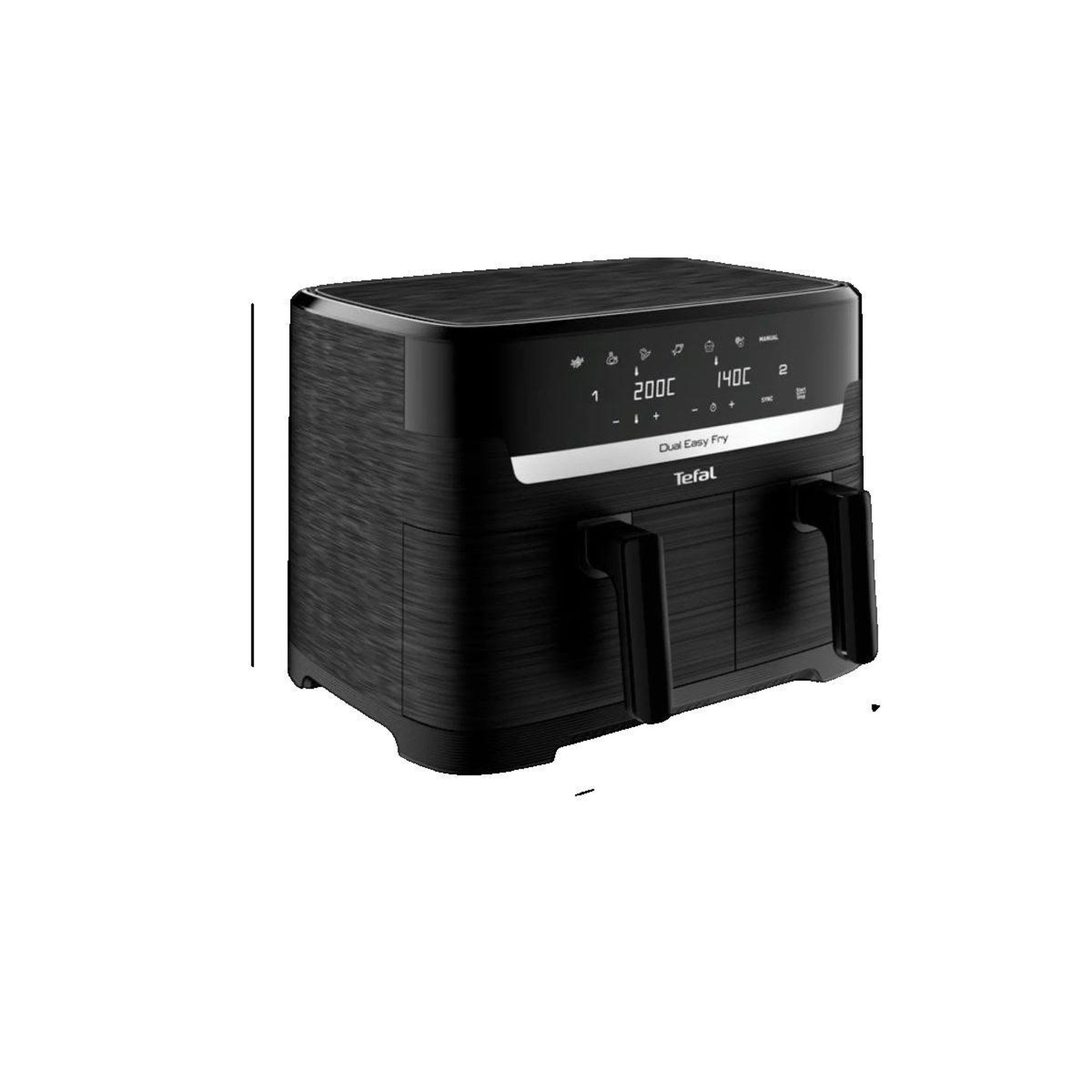 Voir la diapositive 3 : TEFAL Friteuse Tefal EY 901 N Dual Easy Fry Essential 8,3 litres