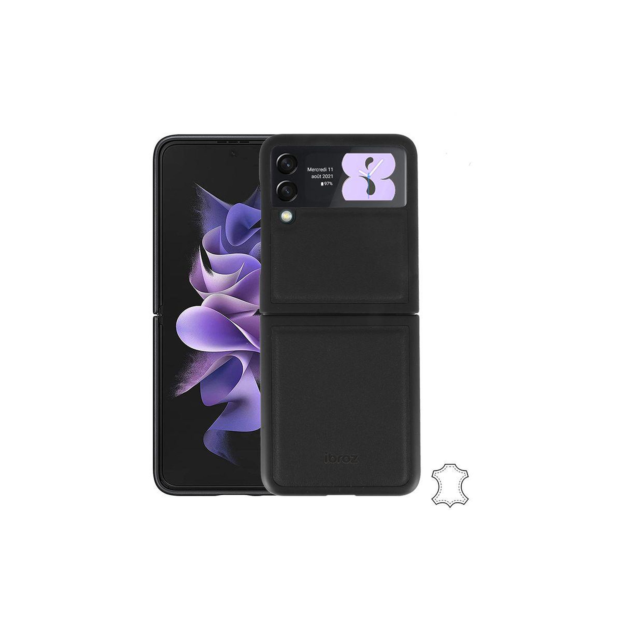IBROZ Etui samsung z flip3 noir