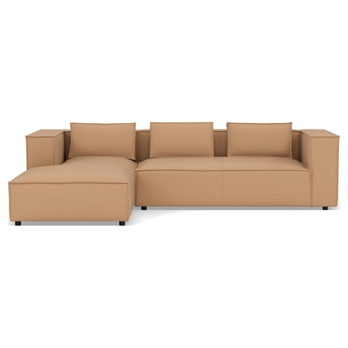 LISA DESIGN Stella - canapé d'angle gauche 4 places en simili