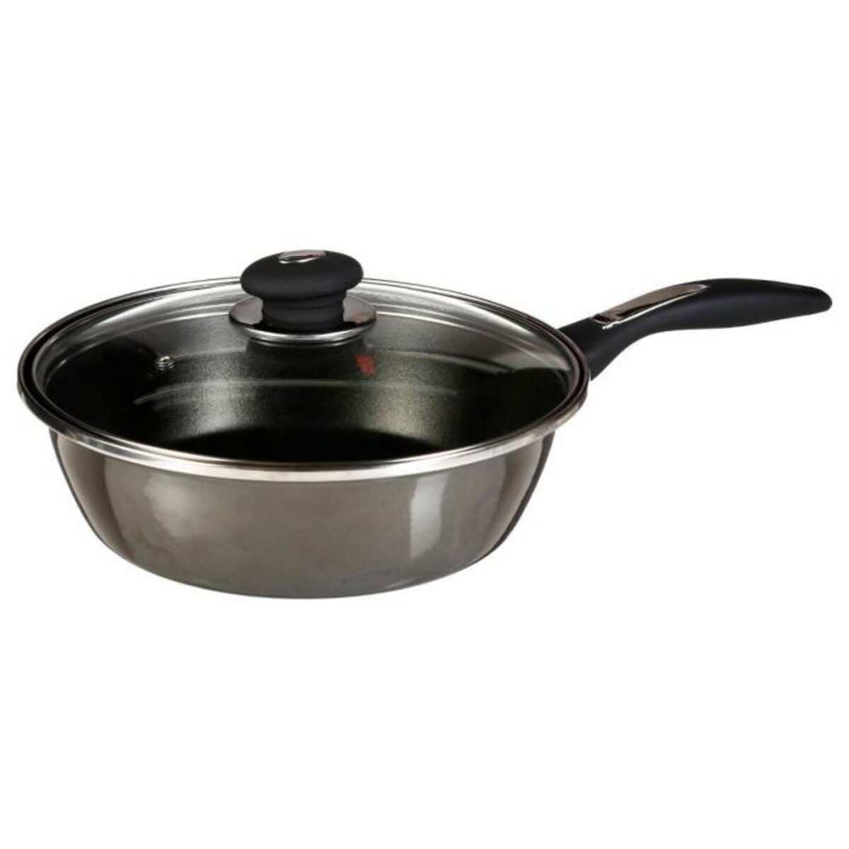 FIVE Sauteuse en Acier  Tradition  24cm Gris Foncé