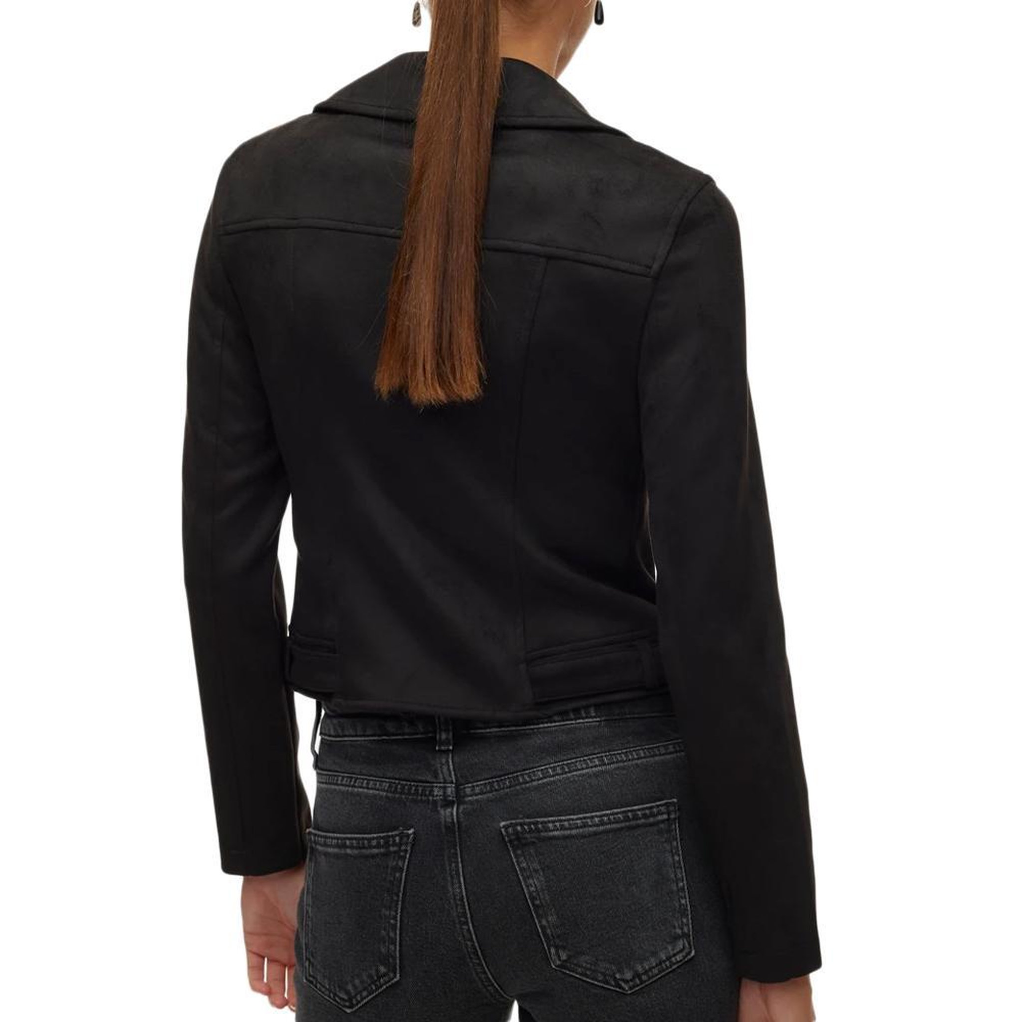 Voir la diapositive 2 : Vero Moda Veste Noire Femme Vero Moda Biker