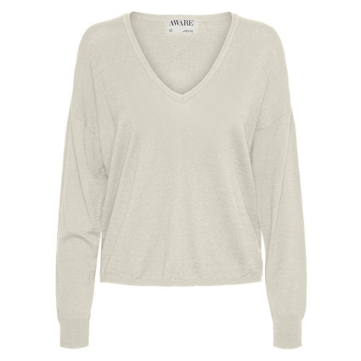 Vero Moda Pull Ecru Femme Vero Moda Oaklynn