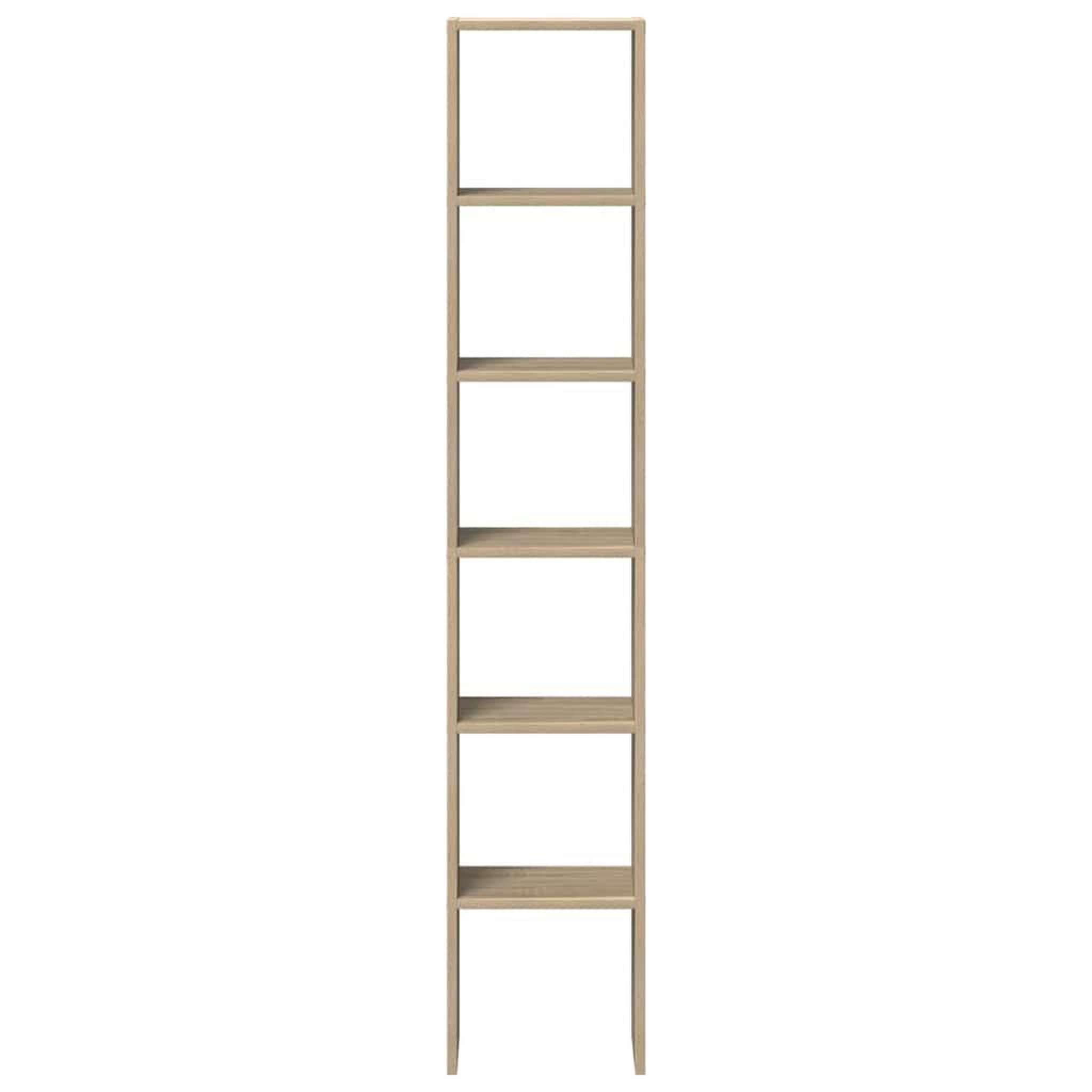 Voir la diapositive 4 : VIDAXL Bibliotheques 2 pcs empilable chene sonoma bois d'ingenierie