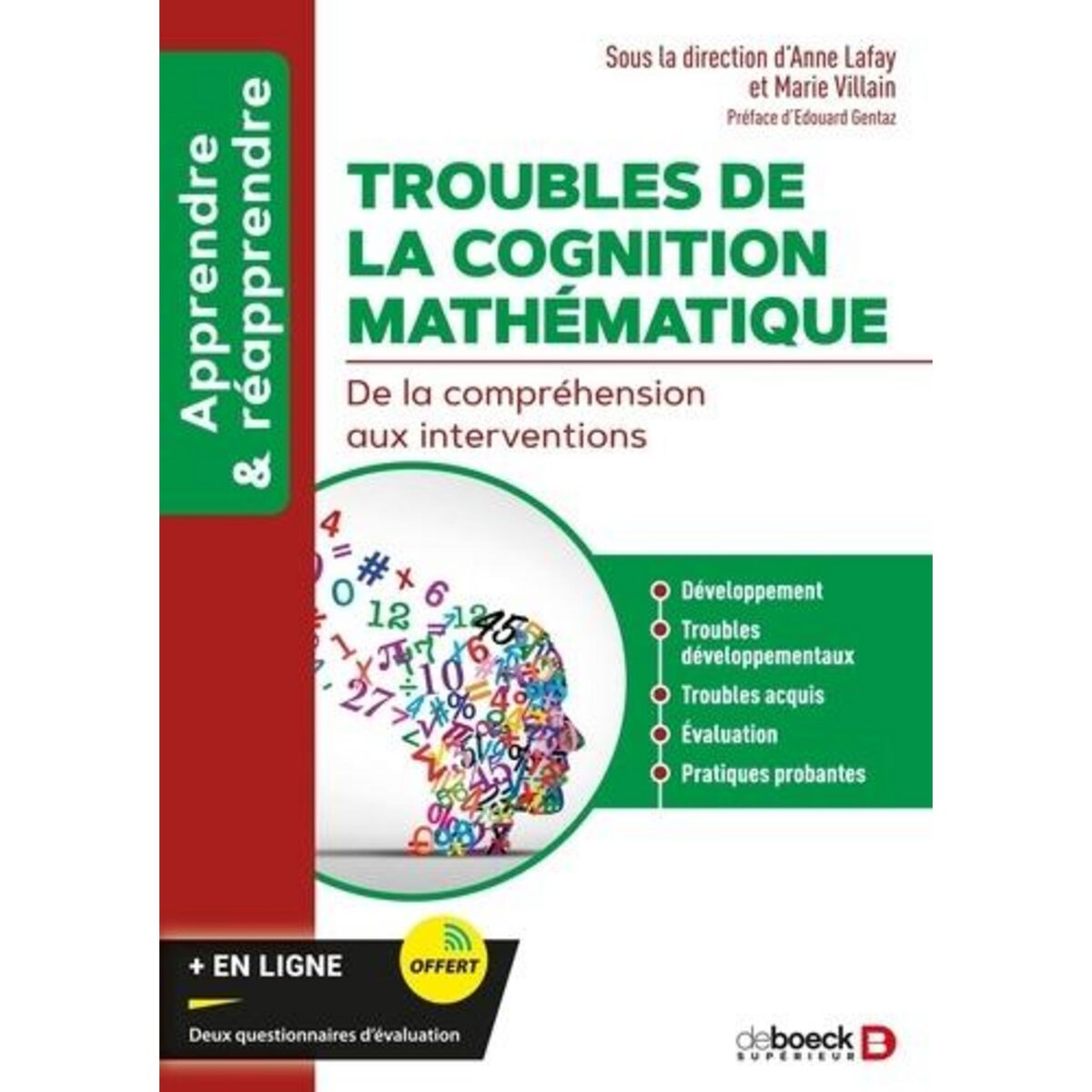 TROUBLES DE LA COGNITION MATHEMATIQUE. DE LA COMPREHENSION AUX INTERVENTIONS, Lafay Anne