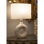 Voir la diapositive 6 : Paris Prix Lampe à Poser en Céramique  Seta  43cm Blanc